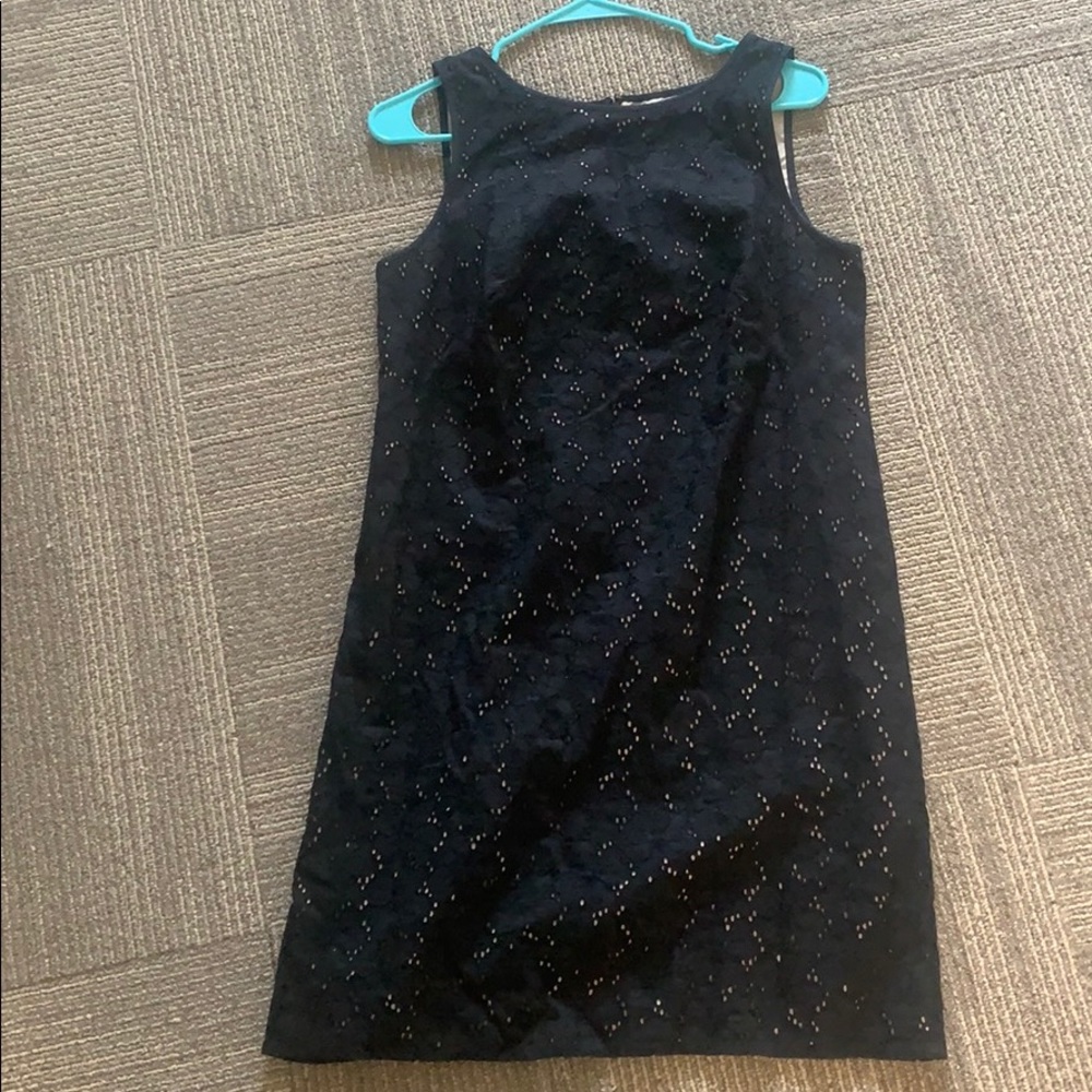 LOFT black lace dress
